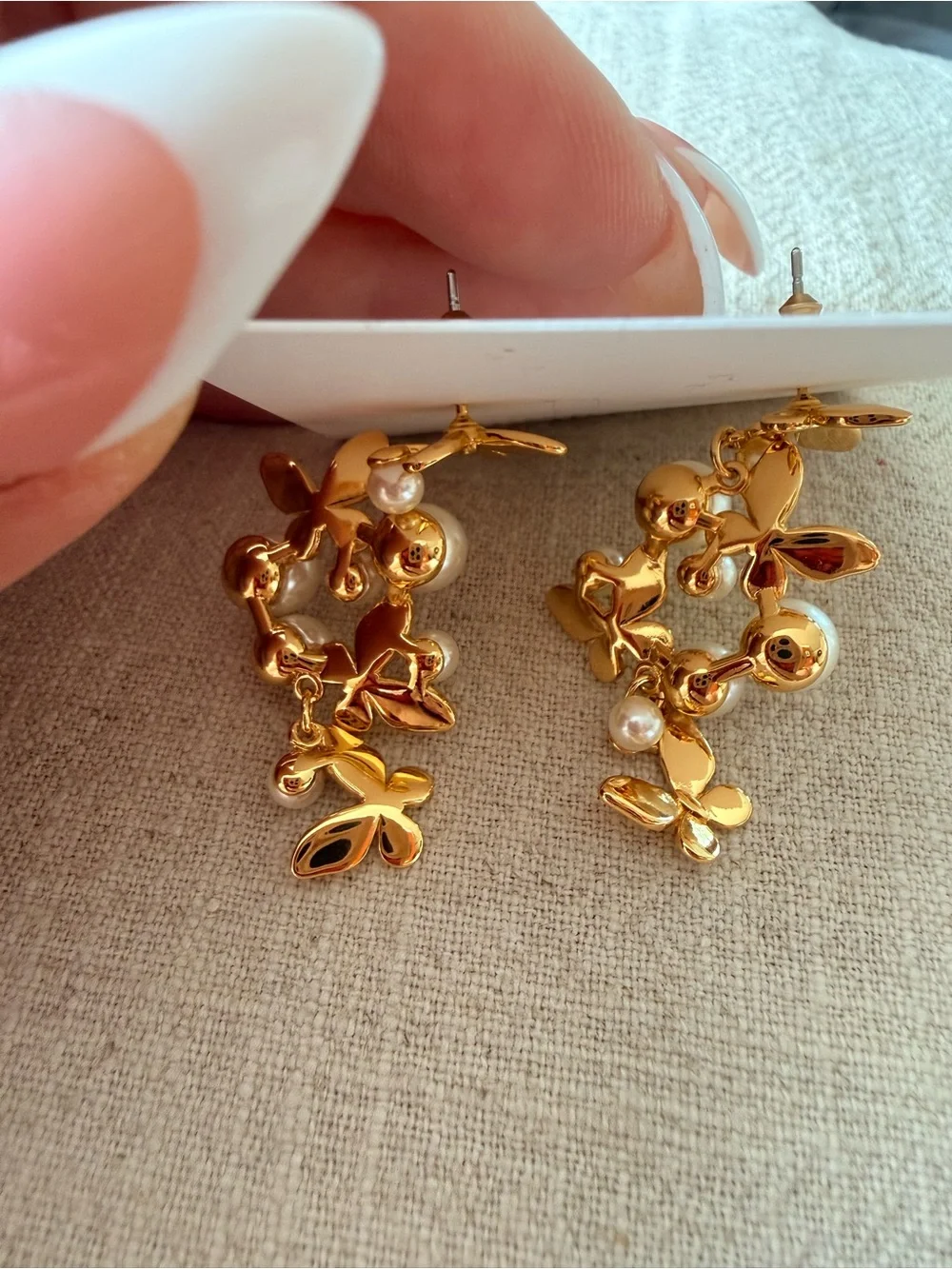 Kate Spade Flutter Statement Linear Earrings